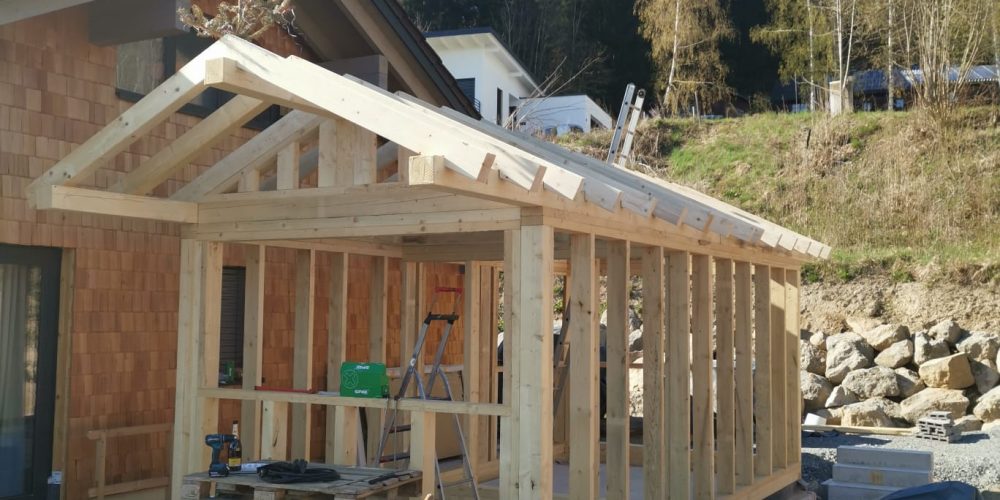 Sauna-Holzständerbau-Freising